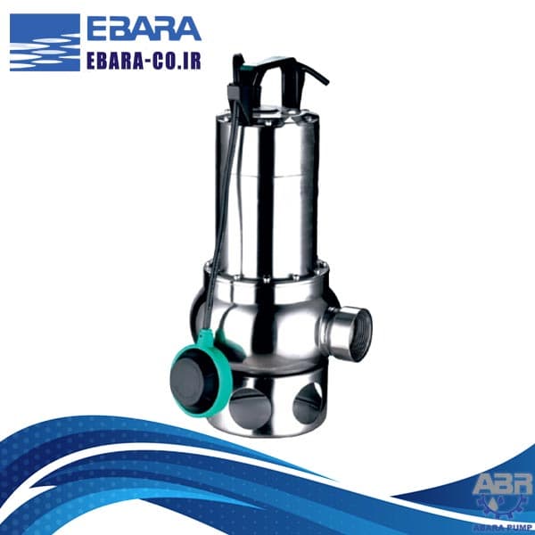 پمپ لجن کش استیل ابارا SSA 50-15/0.75 SF35 پروانه ورتکس